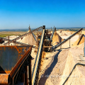 Linha eficiente de processamento de calcário com capacidade de 500 TPH